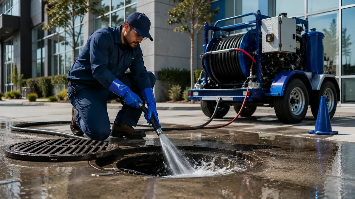 Commercial Hydro Jet Drain Cleaning in El Segundo
