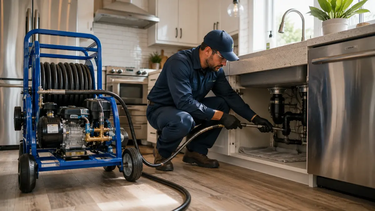 Kitchen Drain Hydro Jetting in El Segundo