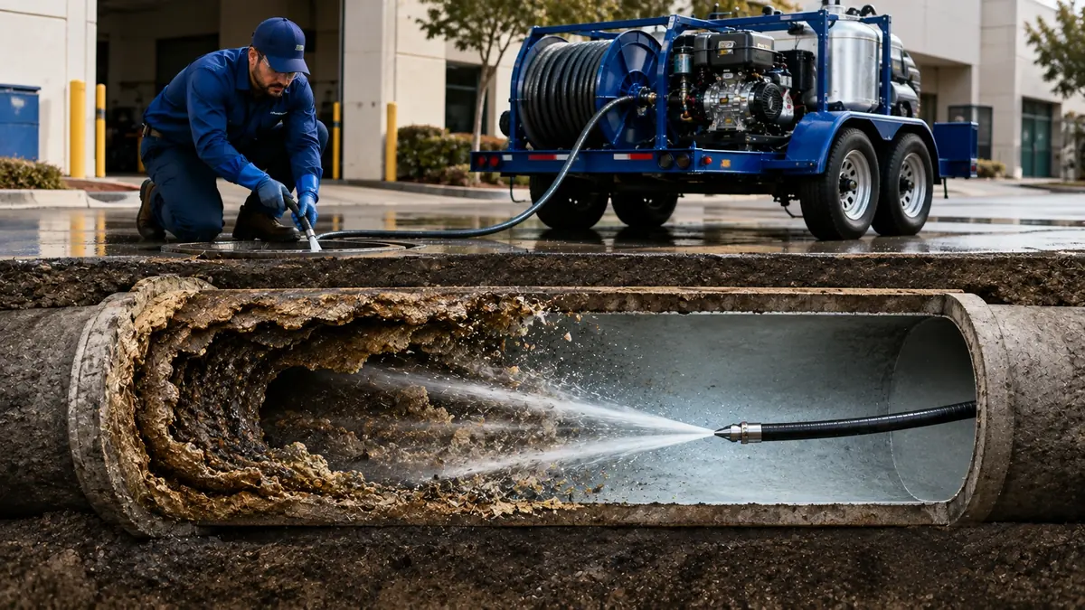 Sewer Pipe Descaling in El Segundo